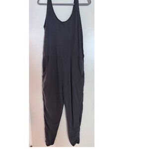 Dark Gray Zara Sleeveless Jumpsuit | Size M
